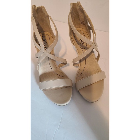 Life Stride 7M Heel 3.75 Ivory Flex Zip NWB - Picture 2 of 5